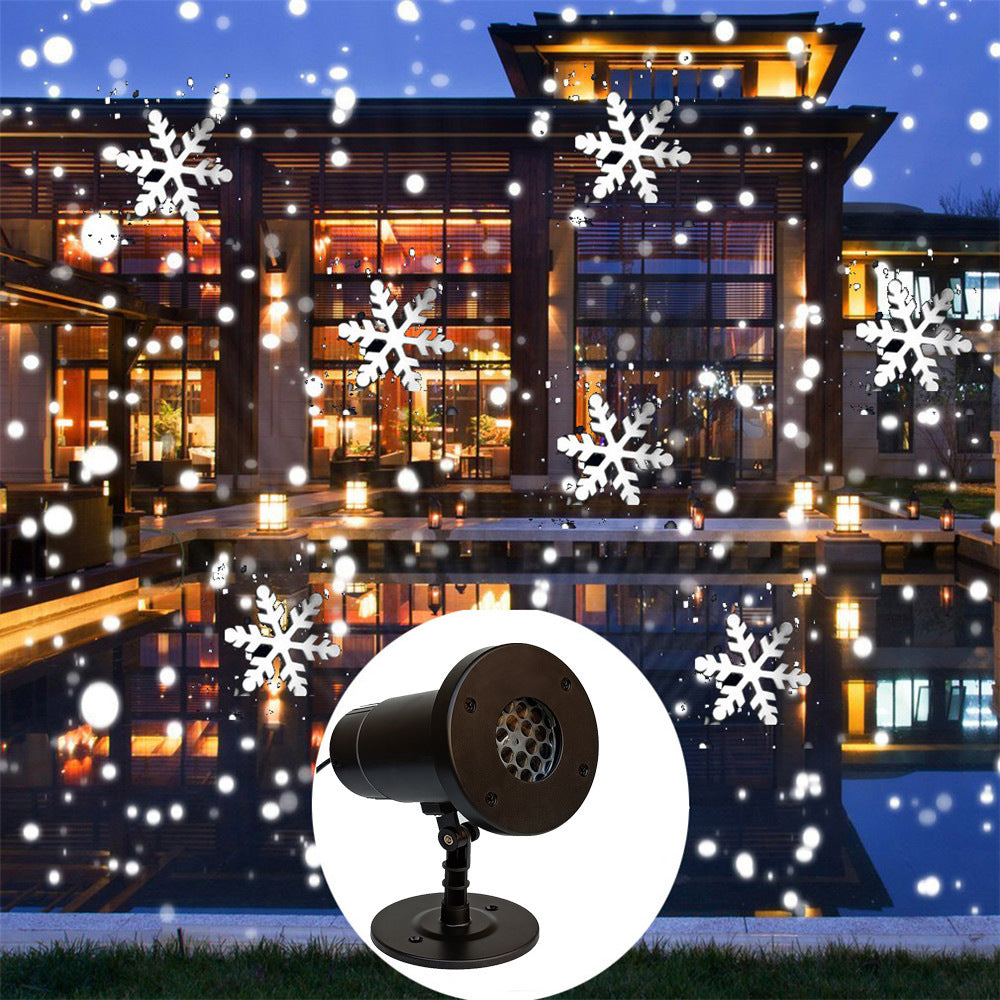 LED Christmas lights Outdoor Decoration Injection Lamp Garden Light Lawn Lighting Snowflake Jardin Exterior Xmas lights