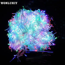 Load image into Gallery viewer, 100M 600 LED Fairy String Lights Outdoor Waterproof AC220V Christmas Garland For Xmas Wedding Party Holiday Home Decoration