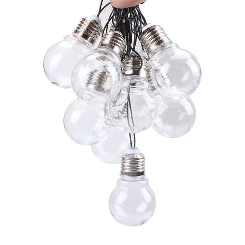 10m 38 Led Wedding String Fairy Light Christmas Light 5cm Led Globe Bulb Led Fairy String Light Garland Party Home Decoration