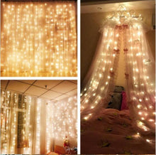 Load image into Gallery viewer, LED Christmas Lights 3x3M Outdoor EU Plug Waterproof LED Light Party Garden Wedding Garland Decoration Curtain Lights