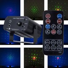 Load image into Gallery viewer, Remote RGB Laser Light 48 Patterns laser system Christmas led Party Dsico lights LED Stage Lighting with RGB 3 head