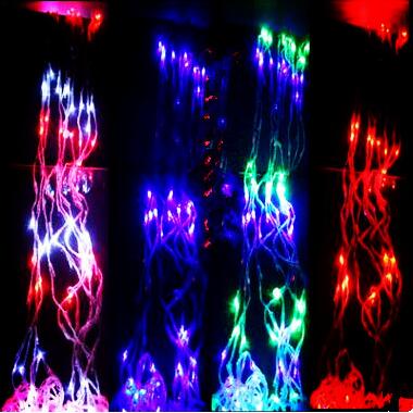New Year!2X2M Christmas LED Waterfull Lights Outdoor Decoration AC LED String Lights Christmas Wedding Garlands Luces de Navidad