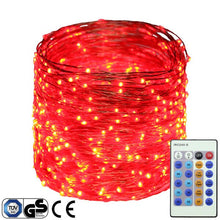 Load image into Gallery viewer, 40M/131FT 400LEDs Christmas Fairy Lights Copper Wire Dimmable LED Starry String Lights+ UL CE Listed Power Adapter (UK/US/EU)