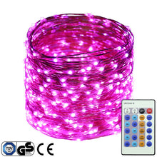 Load image into Gallery viewer, 40M/131FT 400LEDs Christmas Fairy Lights Copper Wire Dimmable LED Starry String Lights+ UL CE Listed Power Adapter (UK/US/EU)