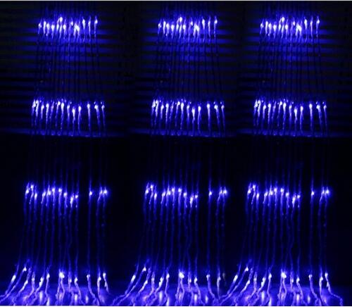 New Year! Christmas Waterfull String Lights Outdoor Decoration AC 3X1M LED String Lights Christmas Garlands Luces de Navidad