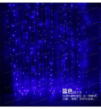 Load image into Gallery viewer, 3M x 3M 300 Christmas LED Icicle String Lights Xmas Fairy Lights Outdoor Home For Wedding Party Curtain Garden Indoor Decoration