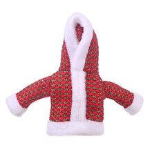 Load image into Gallery viewer, Plush Sweater Red Wine Bottle Cover Christmas Hoodies Wine Bottle Bags Festival Dinner Table Decoration Home Party New Year