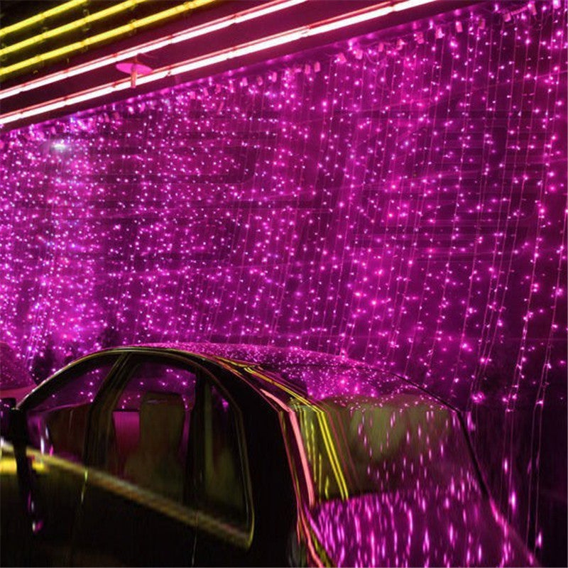 NEW 10 x 1M 448 LED Outdoor Curtain String Light Christmas Xmas Party Fairy Wedding LED Curtain Light 220v 110v US AU EU Plug