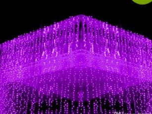 Limited Fairy Lights 480leds Wedding Background Light Curtain Lamps Fairy Christmas Lights Festival Led Garden 10m X 1.5m